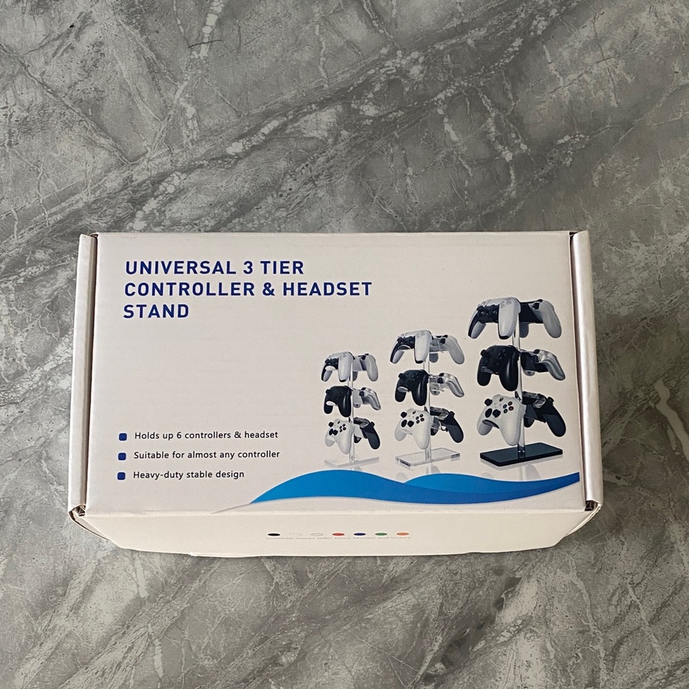 Universal 3 Tier Controller & Headset Stand